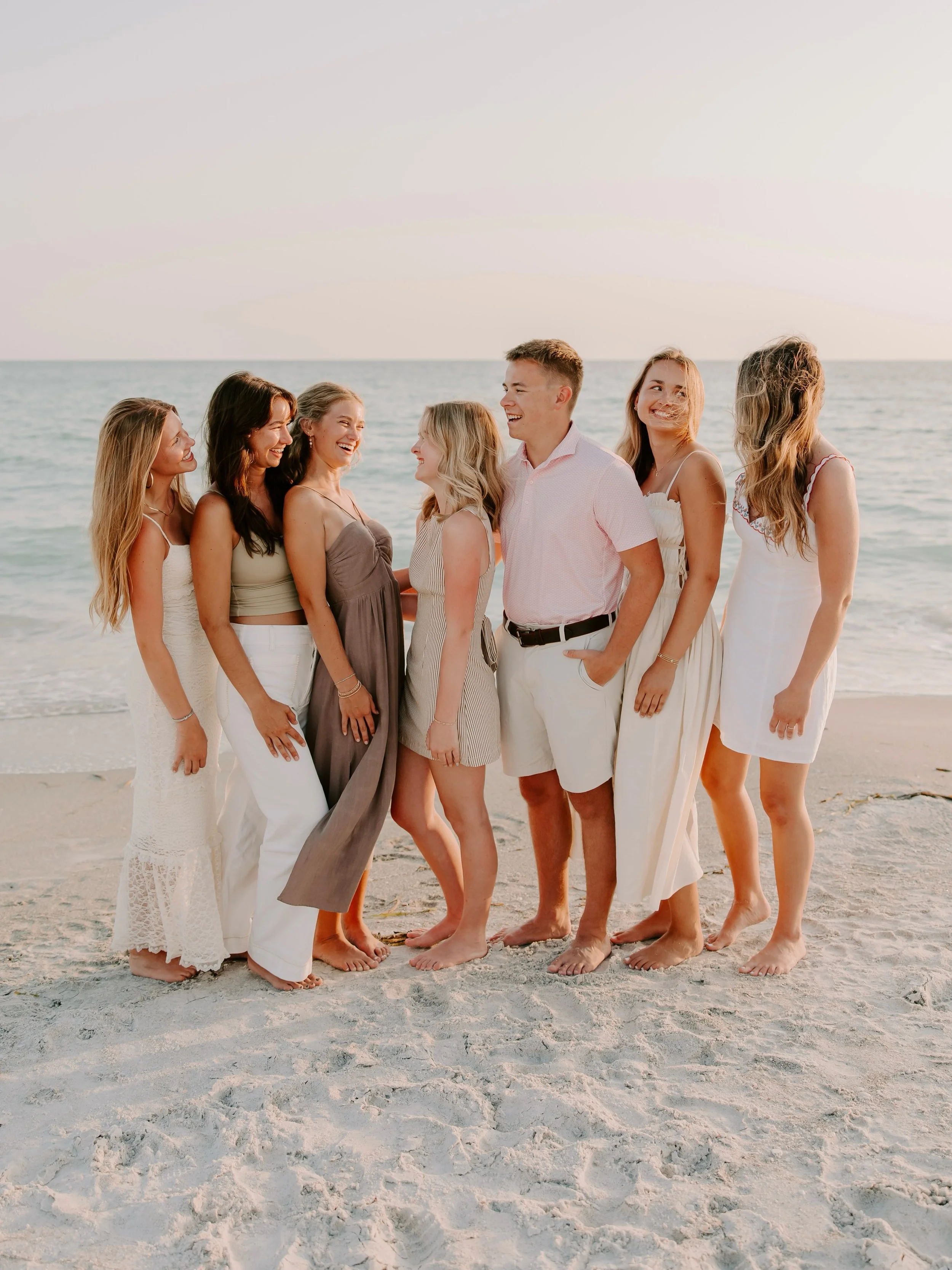 this beautiful group of cousins includes 3 graduating seniors this year! we did their extended family session with some senior photos in the mix - such a great group of people!