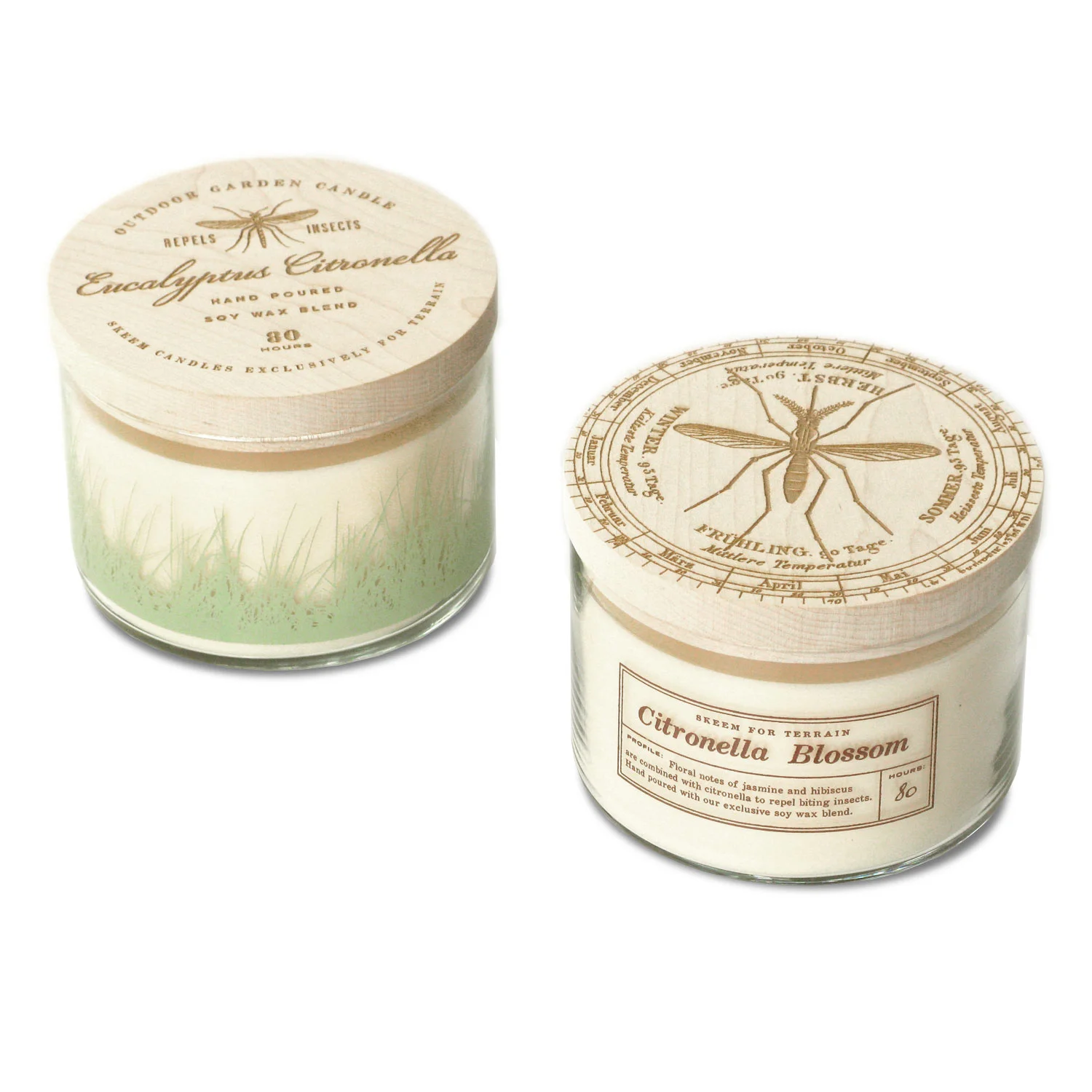 Citronella Three Wick Candles