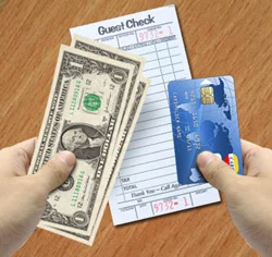 Paying with cash versus credit