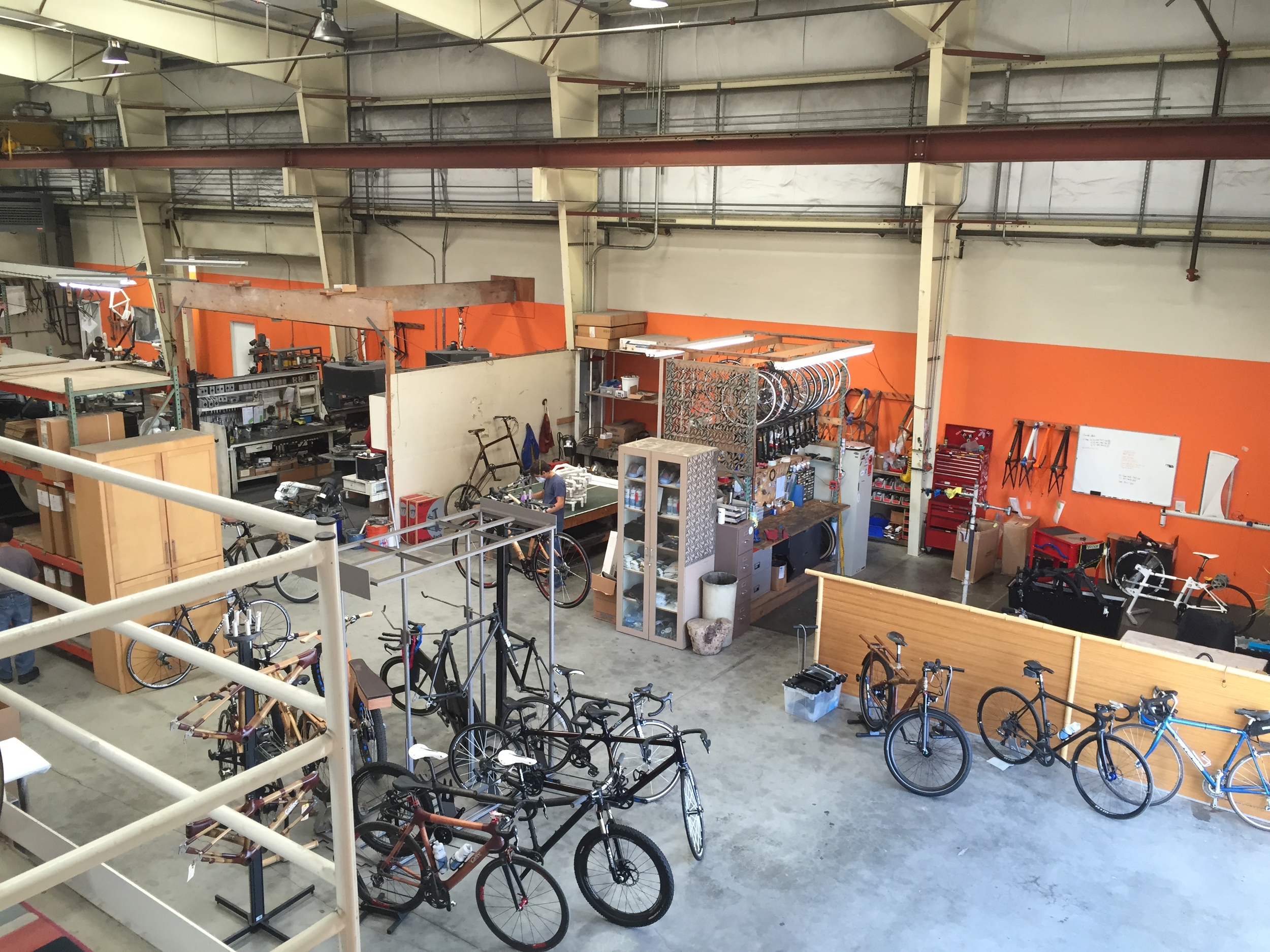 Where dreams are made - the main floor of the Calfee factory.