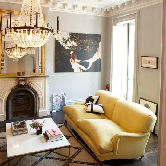 George Sherlock in Jenna Lyon's Brooklyn Brownstone. via HousetoHome.co.uk