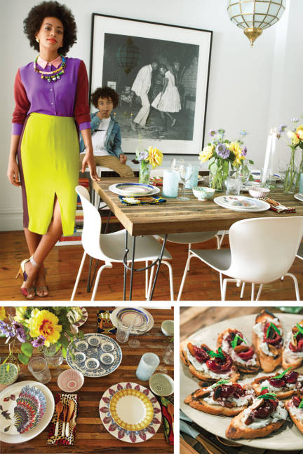 Knowles' Carroll Gardens Apt. Photo Credit: Paul Costello. via Elle Magazine