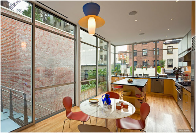Brooklyn Heights Townhouse. via 1100 Architect