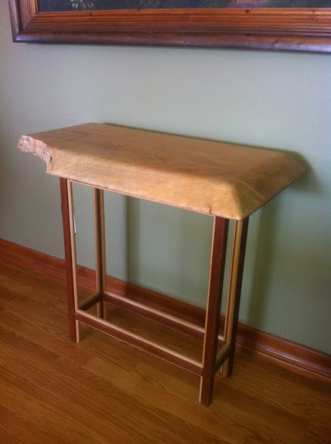 Maple & Mahogany Accent Console Table - VoumiciPadaci ($275), Etsy.com