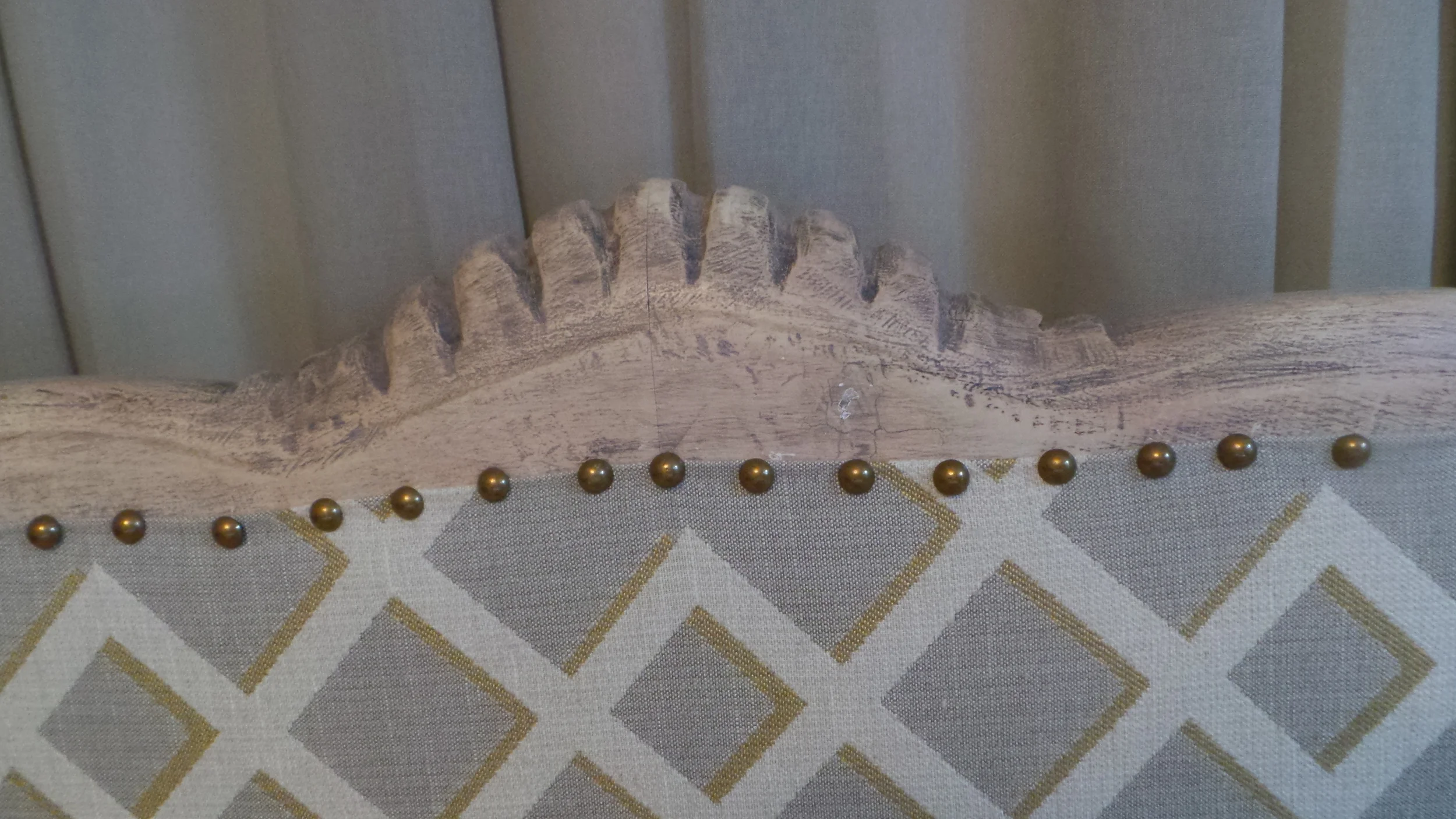 DIY Upholstering a Scalloped Trim Headboard — Common Bond Design