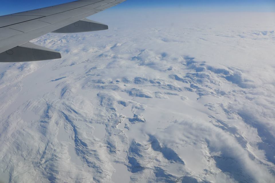 Descending into Tromsö, Norway, the "Gateway to the Arctic." (Photo by Jun-Hee Cho. All rights reserved.)