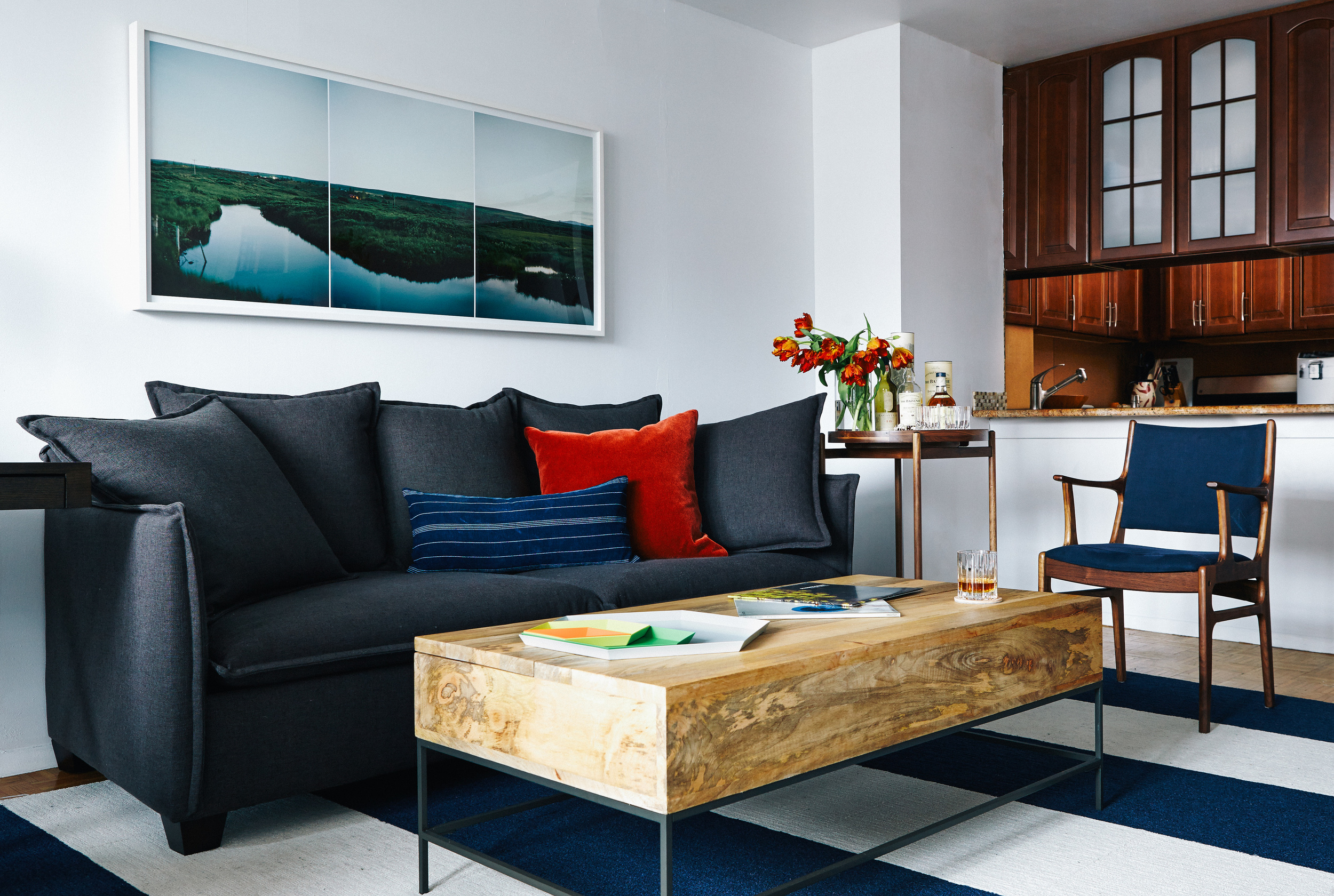AFTER | The living room. 