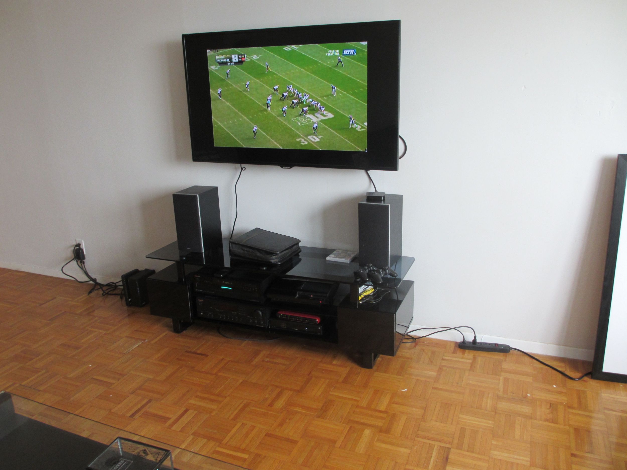 BEFORE | In the living room.