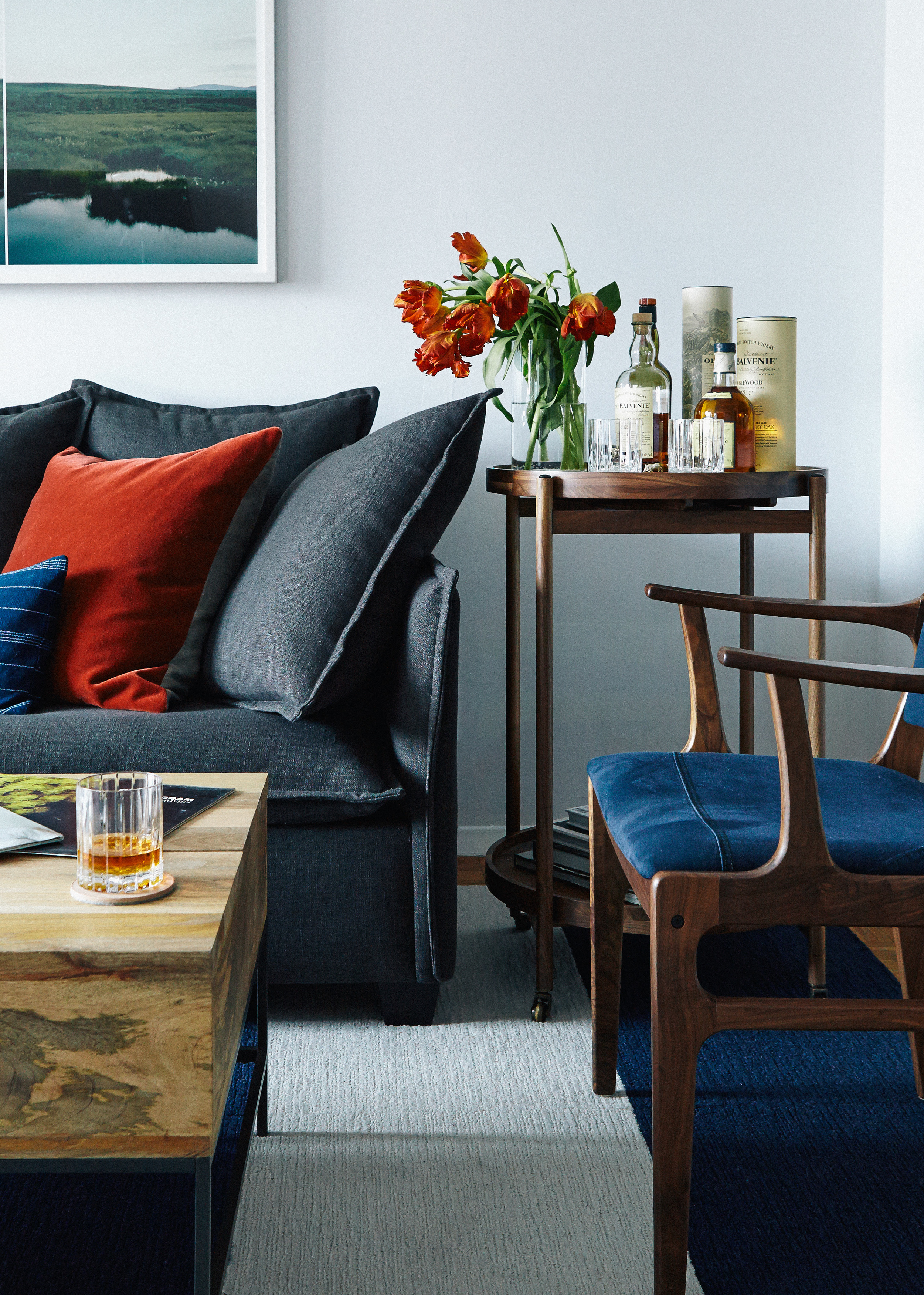 AFTER | In the living room.