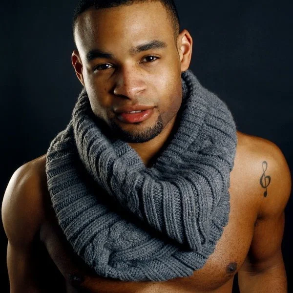 Shamar Forte looking gorgeous in only a scarf.jpg