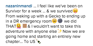 Nazanin Mandi's instagram caption revealing Miguel proposed to her.jpg