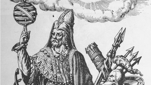 Hermes Trismegistus, also making a point, I think. 