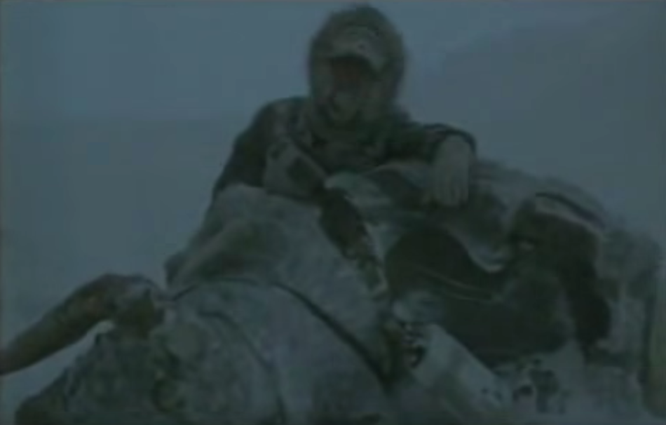 In Empire Strikes Back, Han Solo slices open a dead tauntaun with a light saber and stuffs Luke Skywalker inside to save him from freezing to death. 
