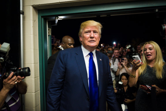 Donald Trump, a contender for the Republican nomination for president. (Photo: Ian Thomas Jansen-Lonnquist for The New York Times.)
