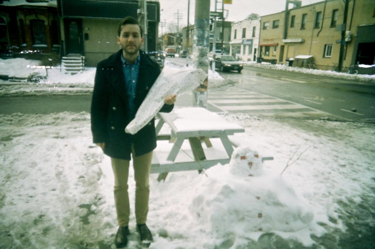 Russ + A melted snowman