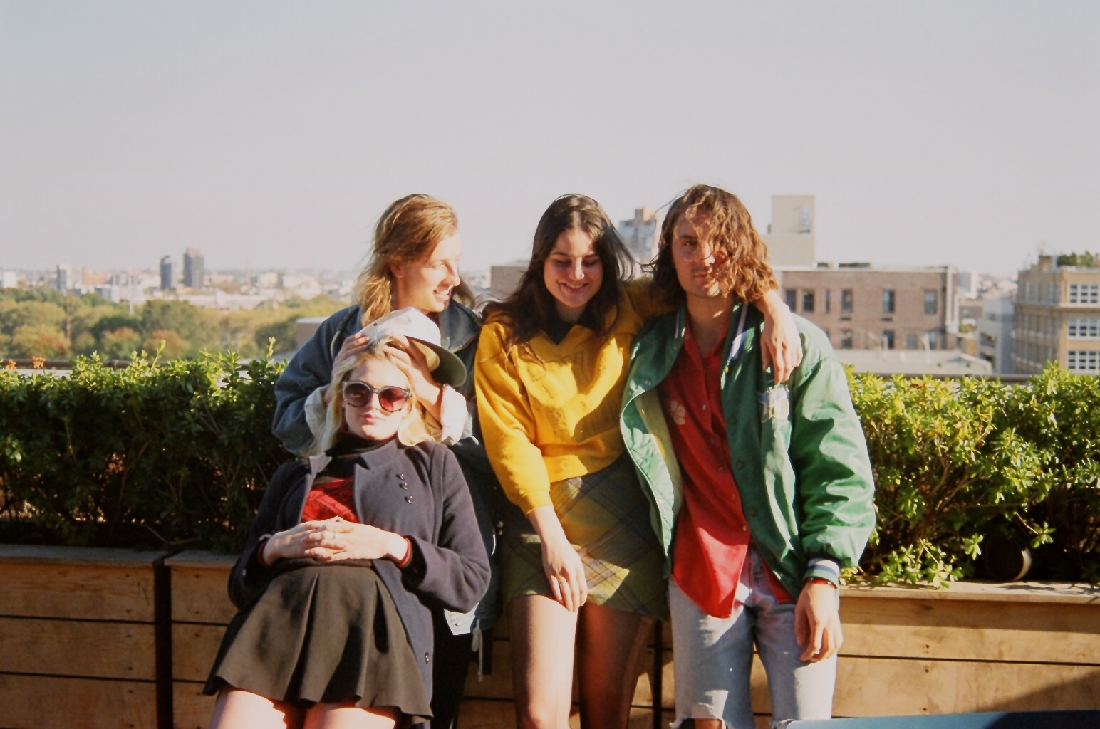 TOPS on the top of the Wythe Hotel in Brooklyn during CMJ
