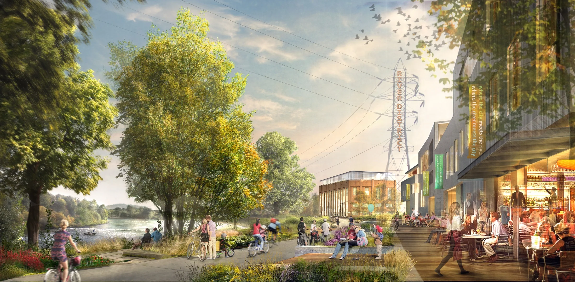 Eugene River District Development Study