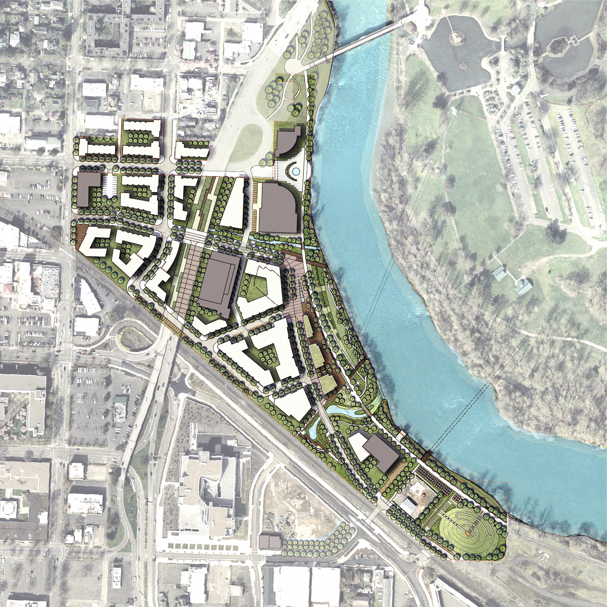 Eugene EWEB Riverfront Master Plan