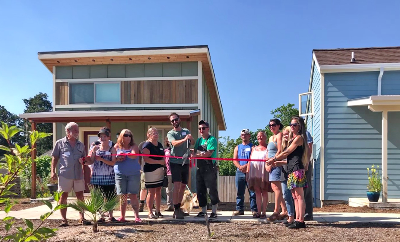 Cottage Village Ribbon-Cutting Ceremony