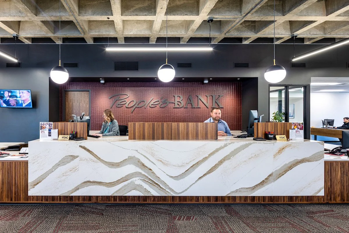 Before/After of People's Bank Renovation