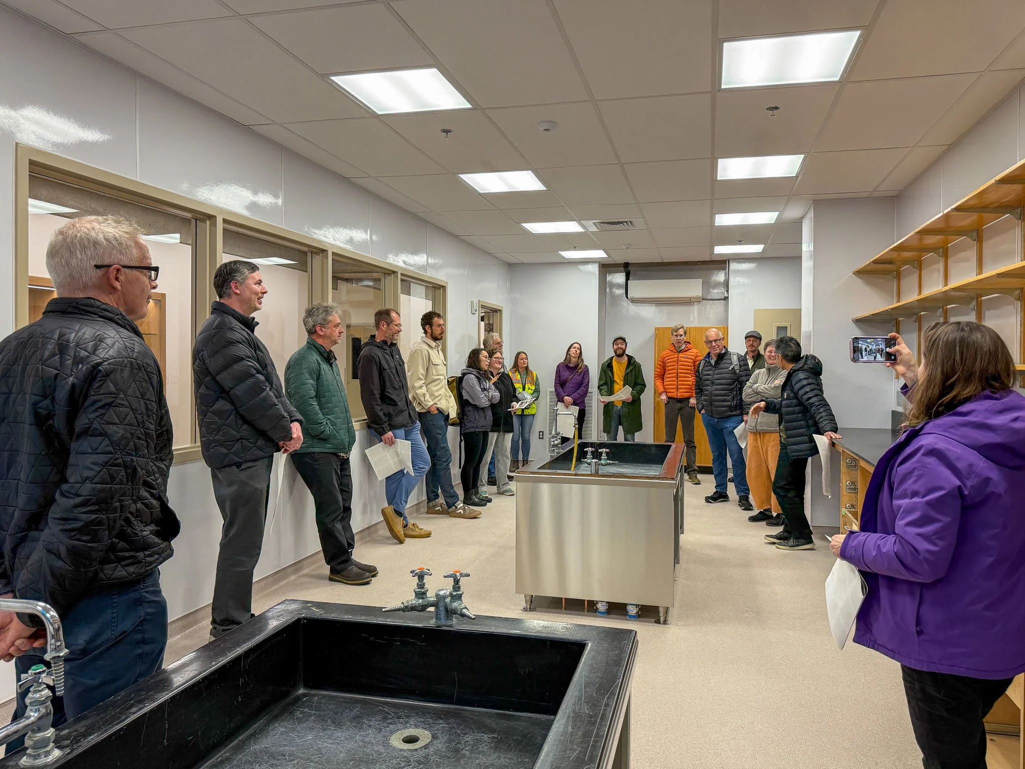 Staff Tour of LCC Building 16 Renovation
