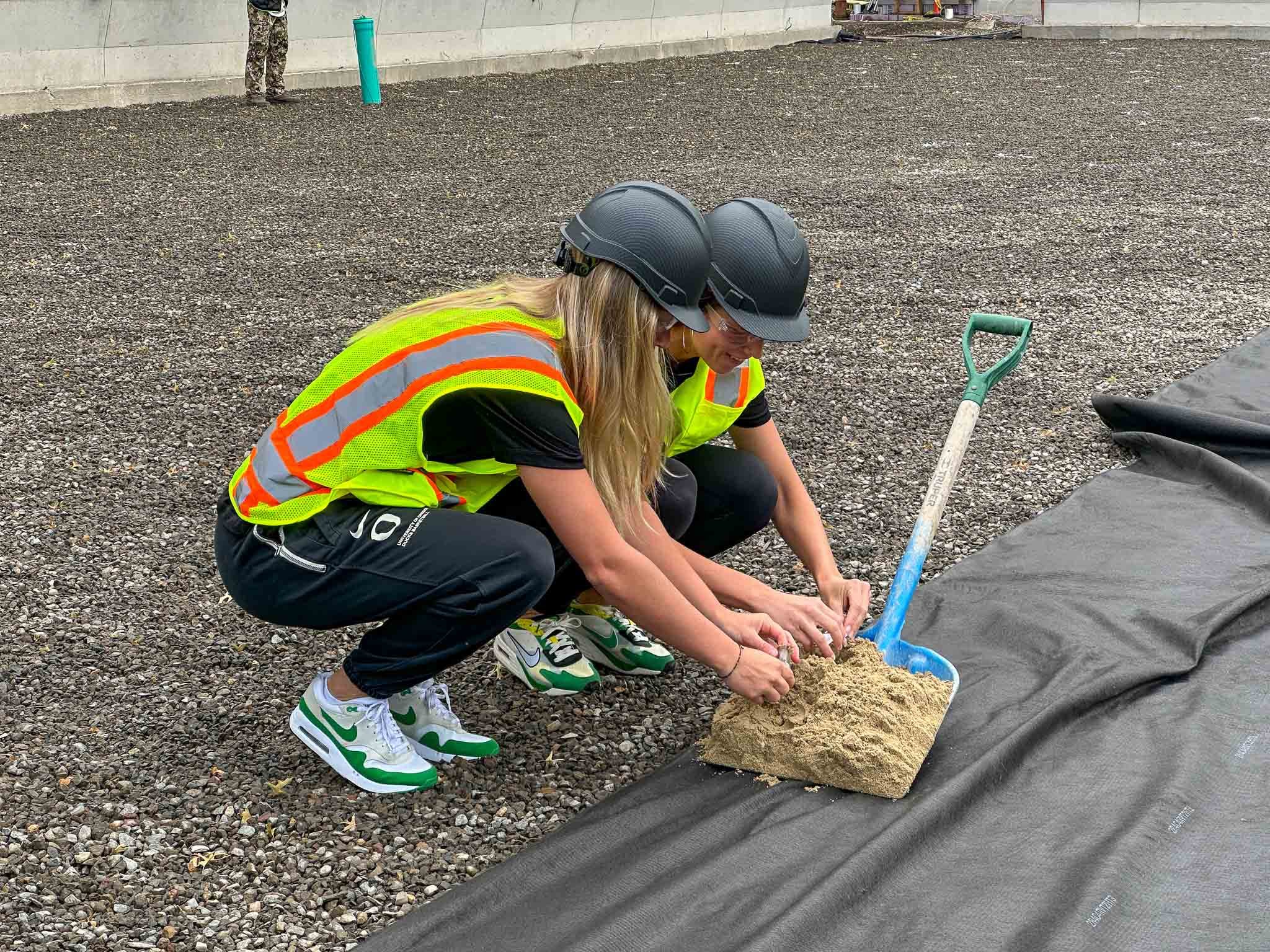 UO Women's Beach Volleyball Court Update