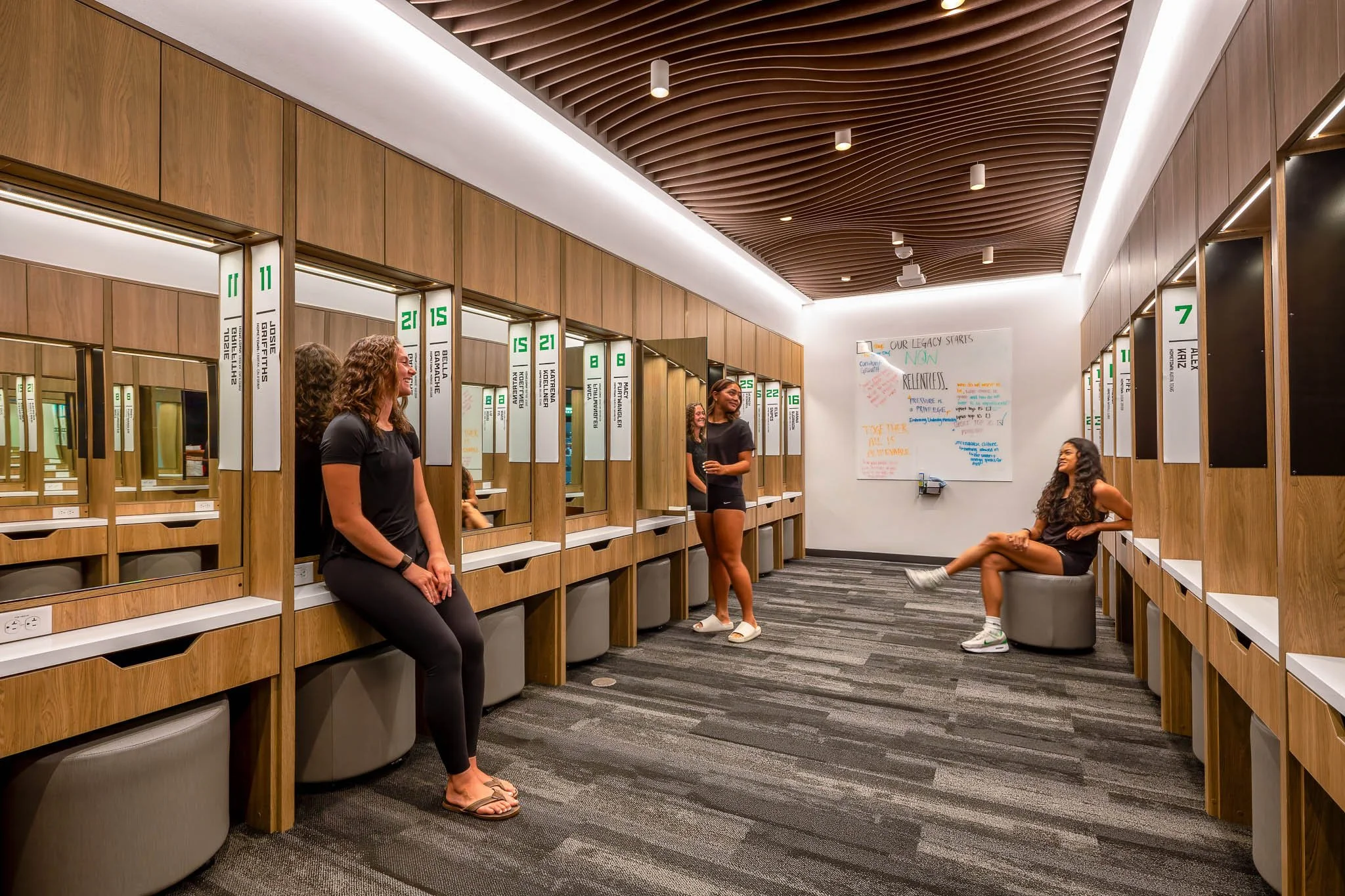 UO Women's Beach Volleyball Locker Room