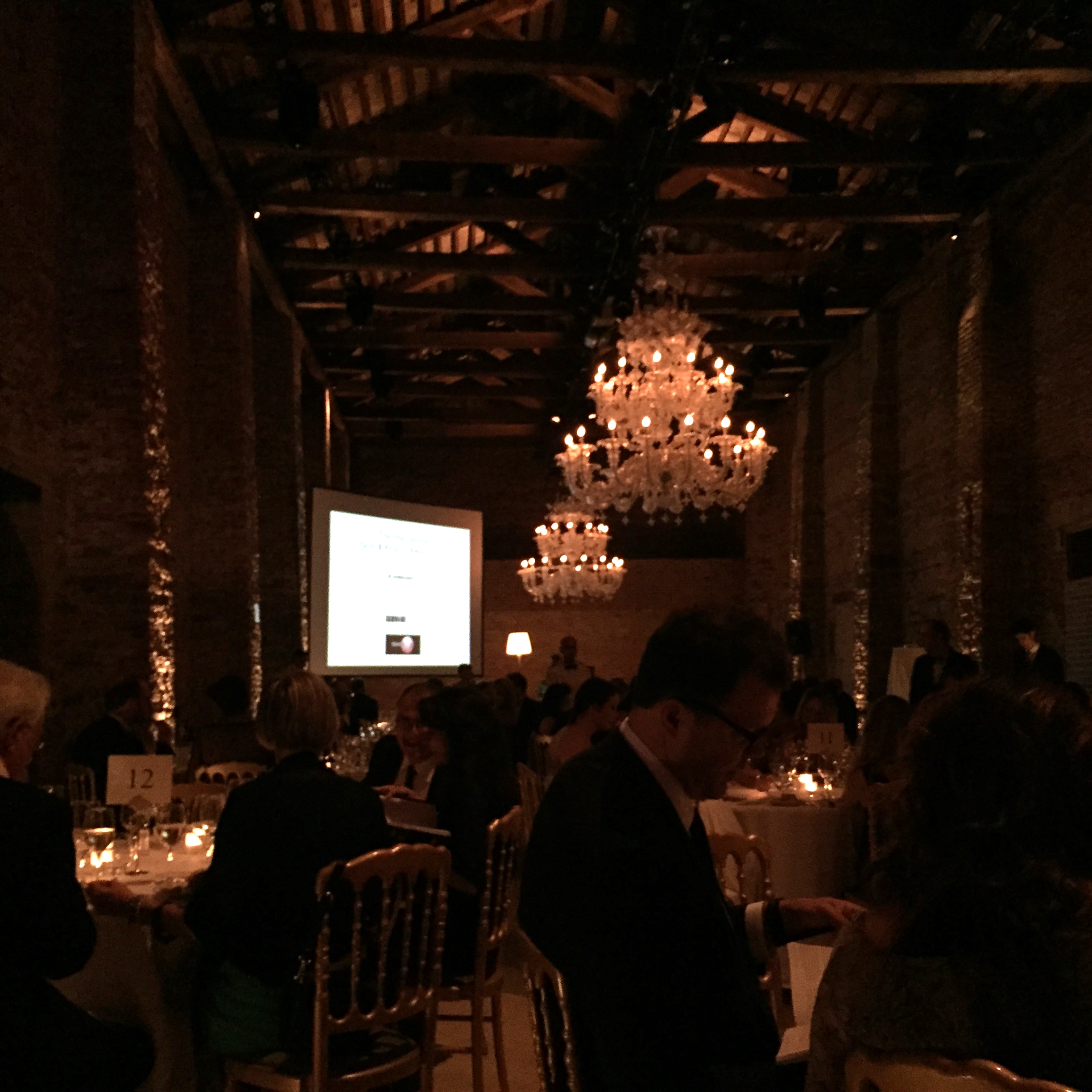 Design awards dinner in Venice