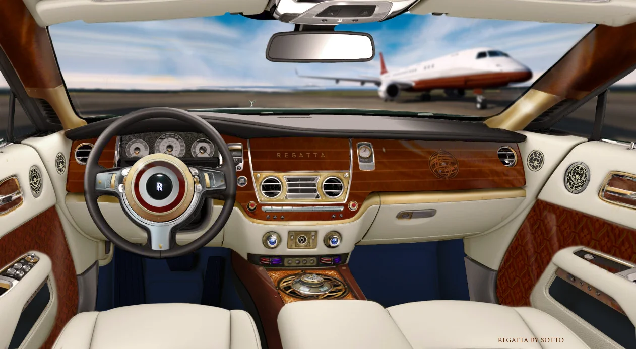 The "Bridge" is just that..a bejeweled command center that celebrates the vintage dashboard, yet never compromises features that Rolls Royce is famous for. Like Skyacht One , nothing is left to chance. 