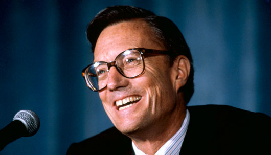 The late Frank Wells, then President of the Walt Disney Company