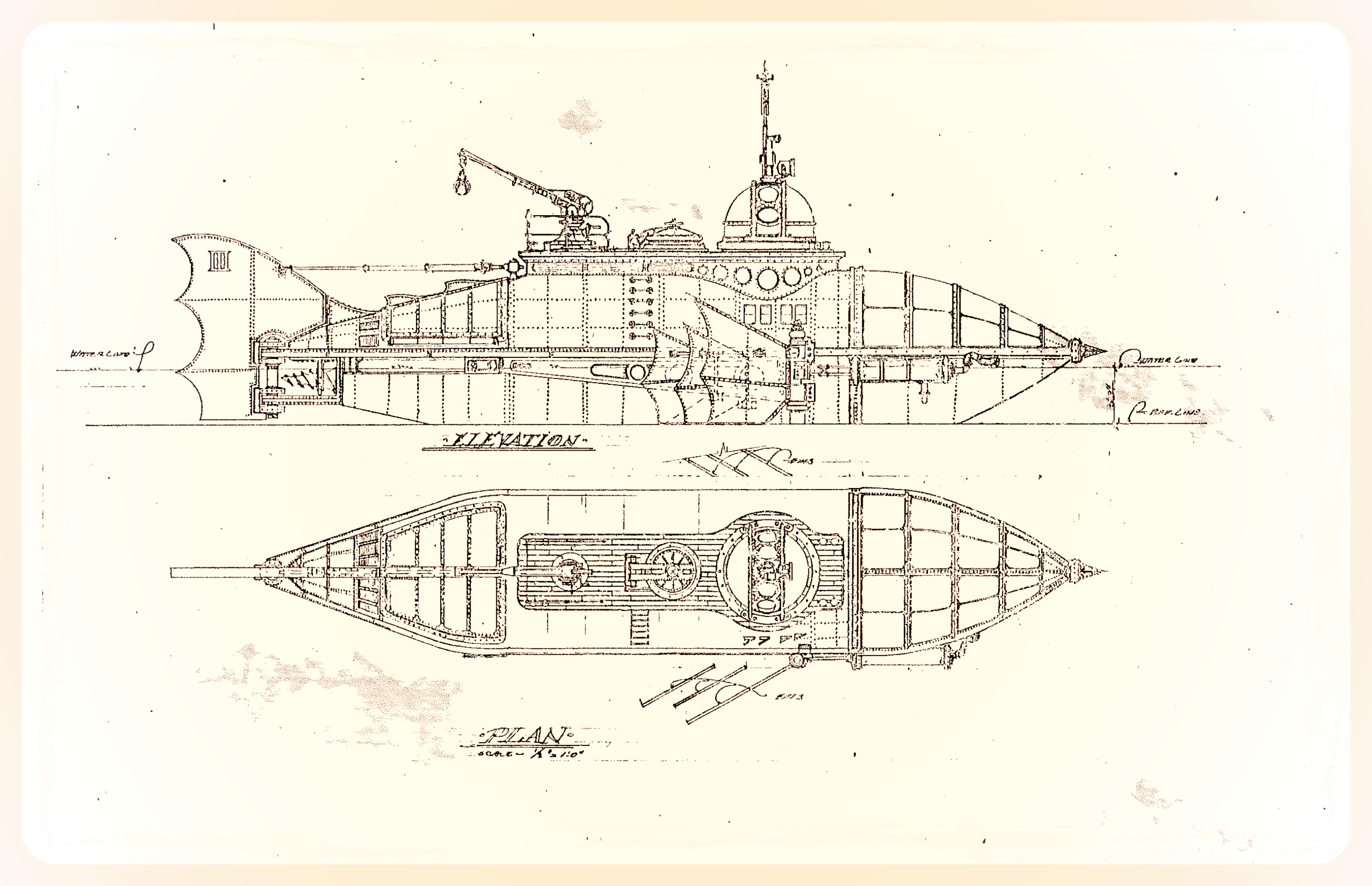 Ed Sotto's original design drawing.