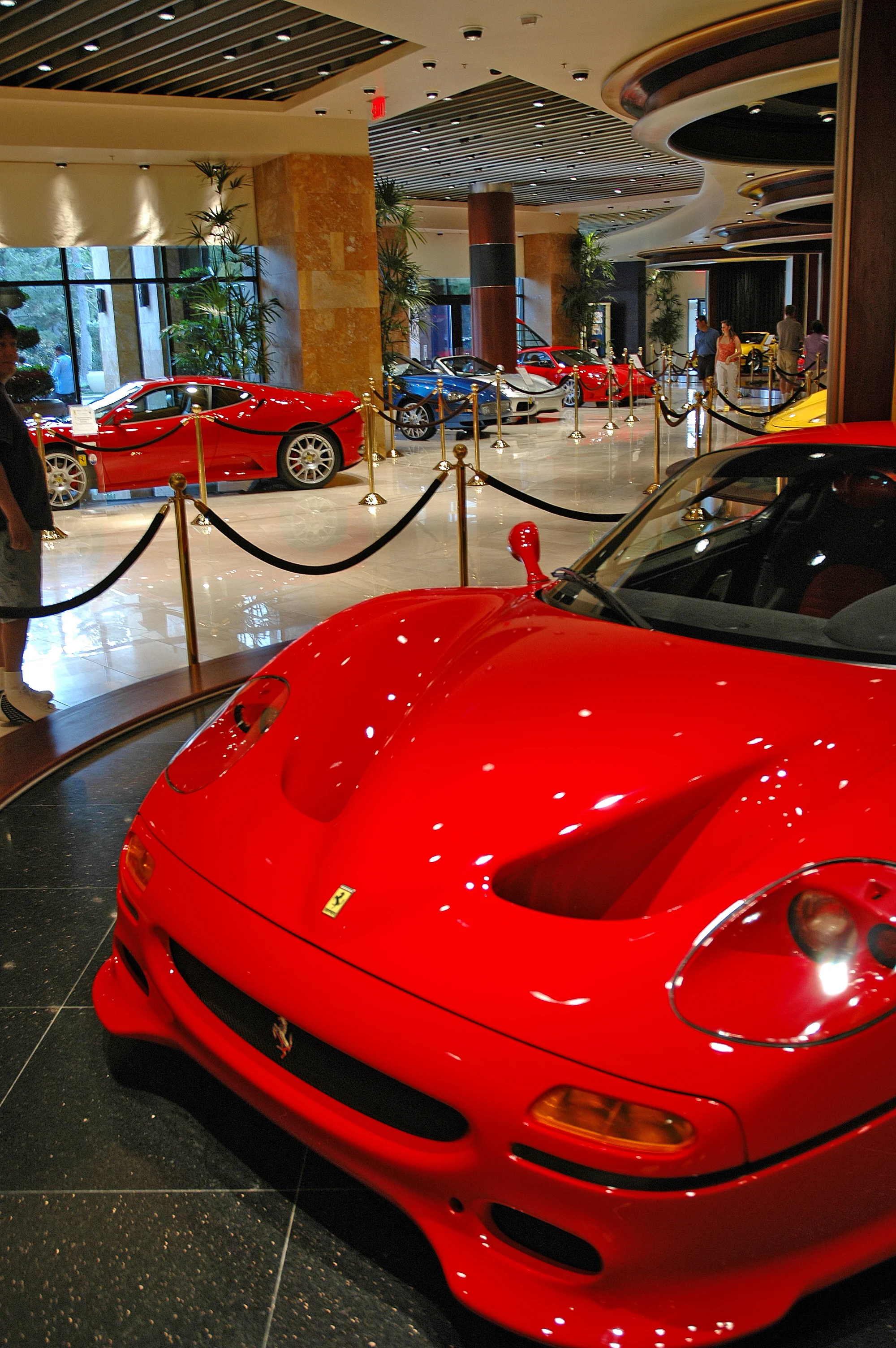 sotto agency Ferrari showroom