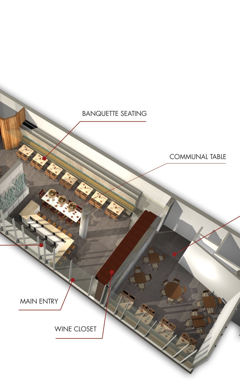 Sotto Studios restaurant plan