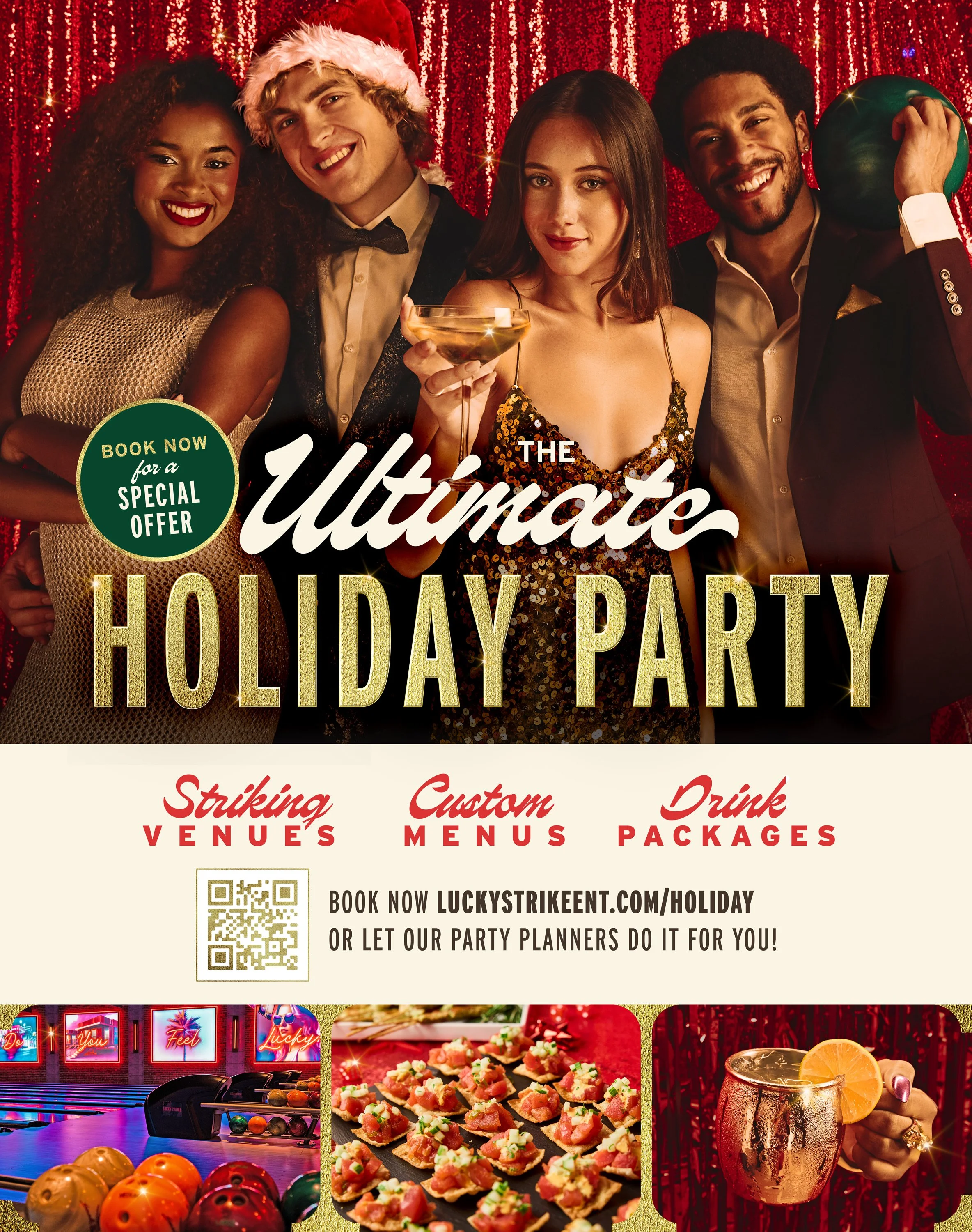 2024 Lucky Strike Holiday Poster