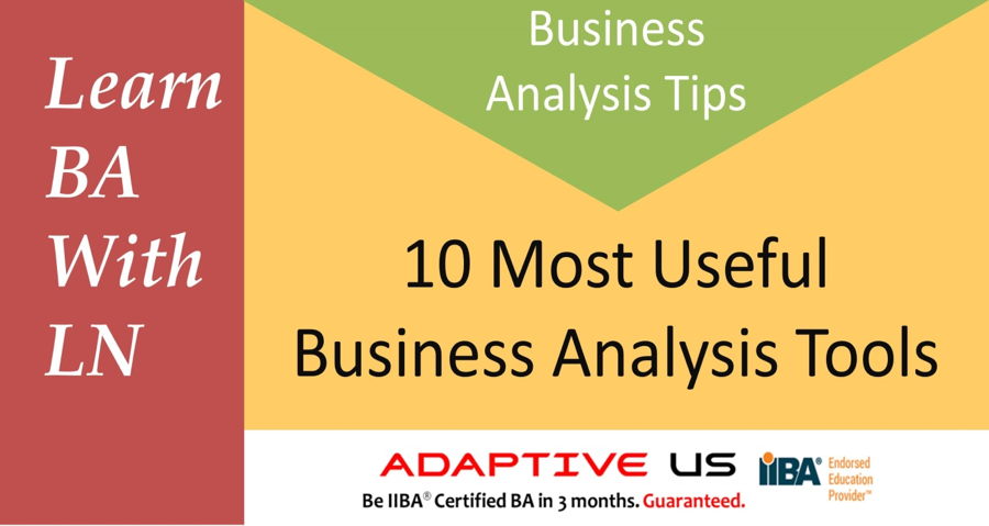 10 Most Useful Tools For Business Analysts