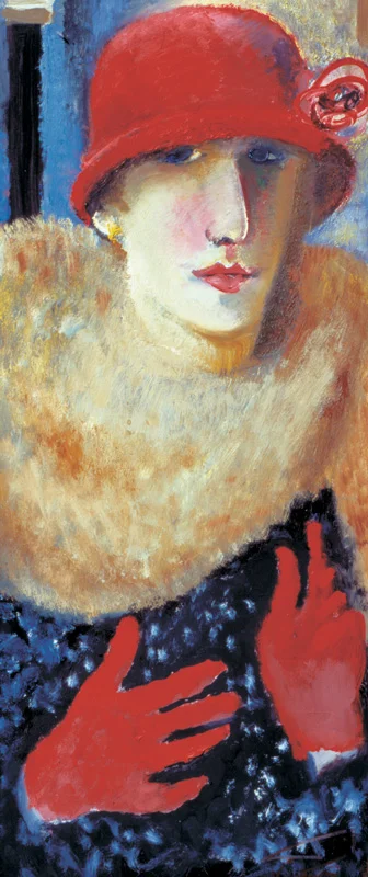 No name (self portrait), 2002, oil/cardboard