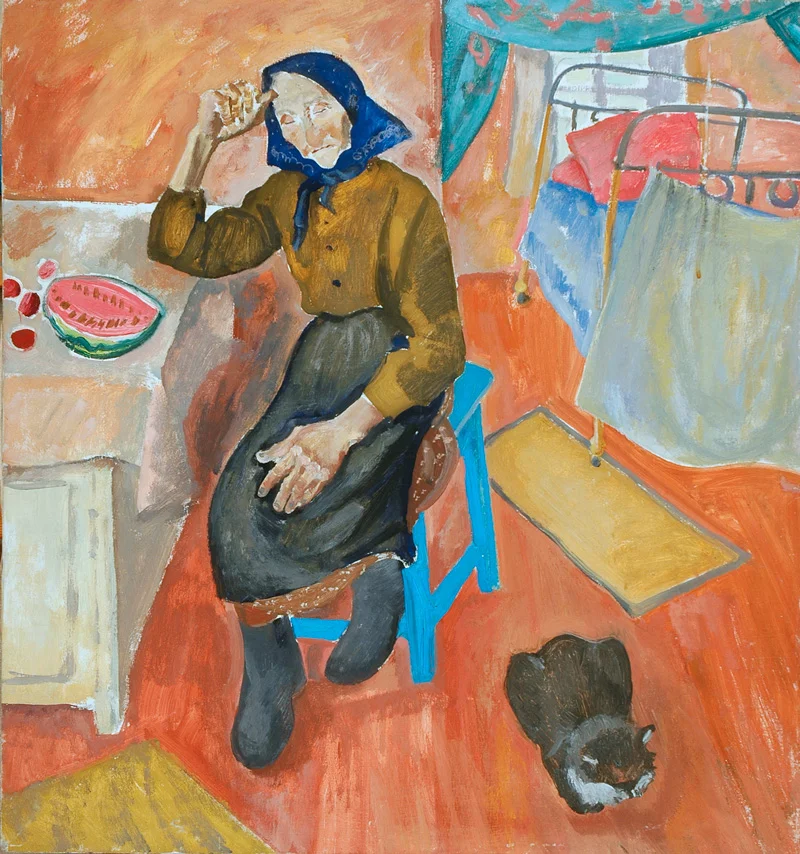 Dunya, 1969, oil/canvas, 65x50