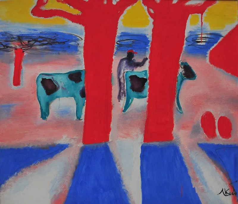 Holland. 1996, oil/canvas, 90x105