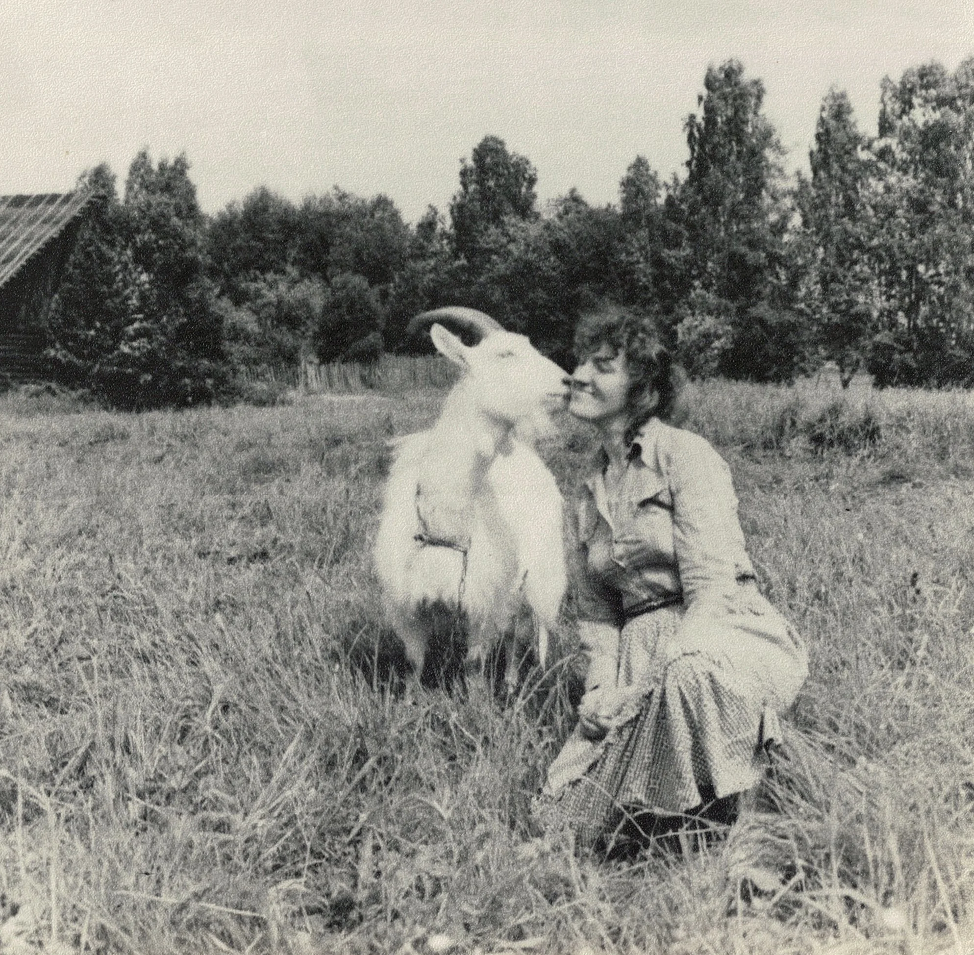 In the village, mid-1970s