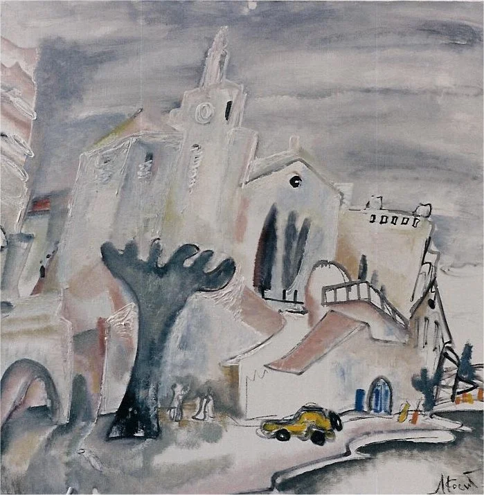 Cadaques sea gulls, 1995, oil/canvas, 100x120