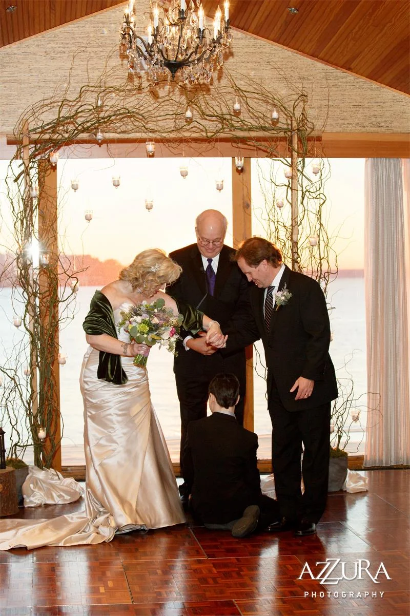 Toad, sporting his best dress Crocs with his Calvin Klein suit, made his own seating arrangements at the wedding. Complete with iPad playing a Blue’s Clues episode. It was expected, and it was perfect.