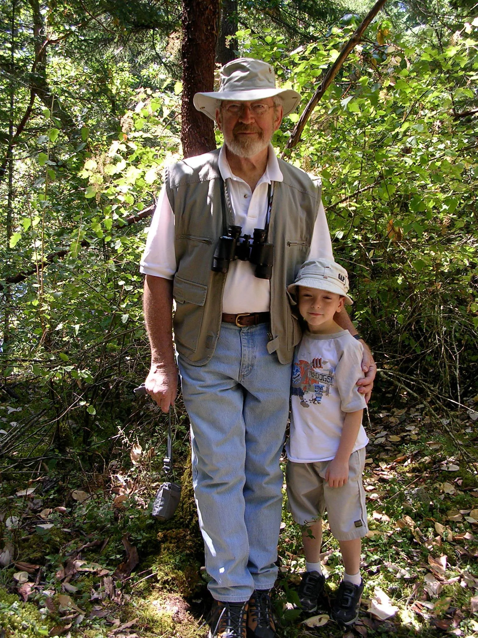 Probably one of my favorite pictures. Dad with The Elder Spawn, I think around 2002 ish.
