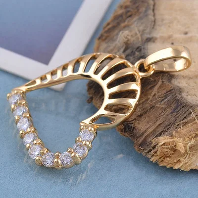 Elegant 14k Yellow Gold Filled Pendant