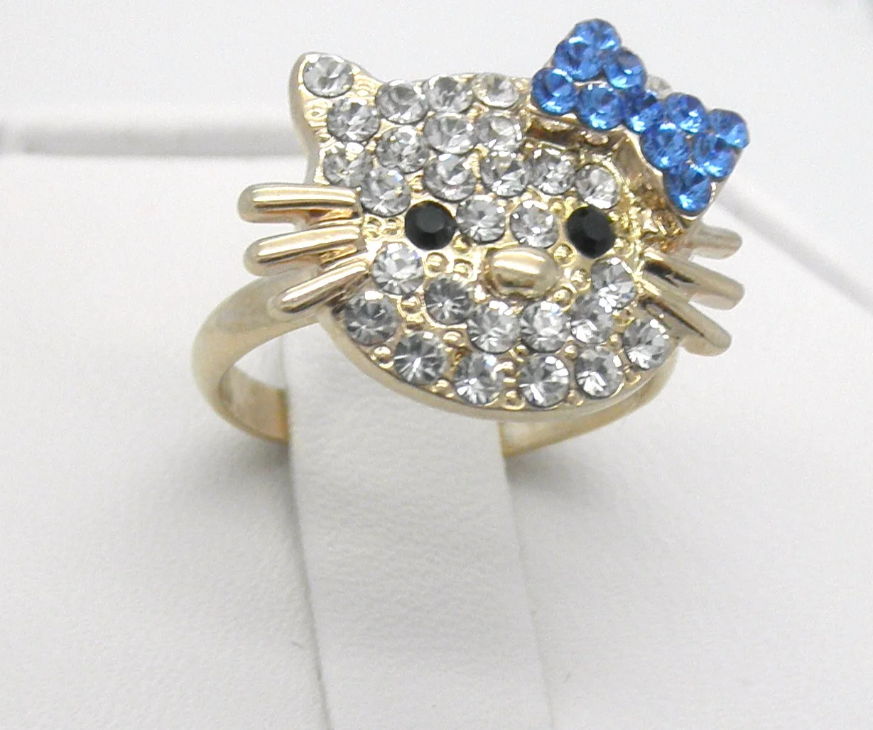 18k Gold Plated Fashion Cat Ring 