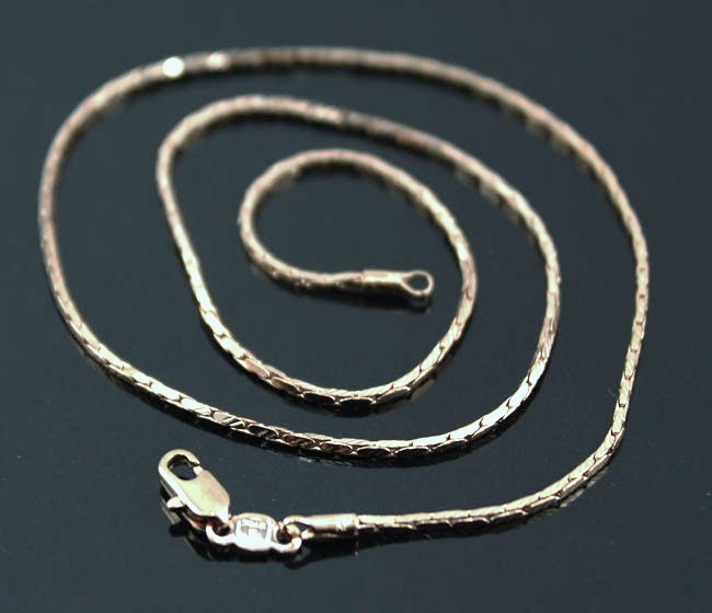 17.7 Inch 14k GF Chain Necklace