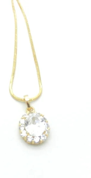 18k Gold Necklace 17.5"