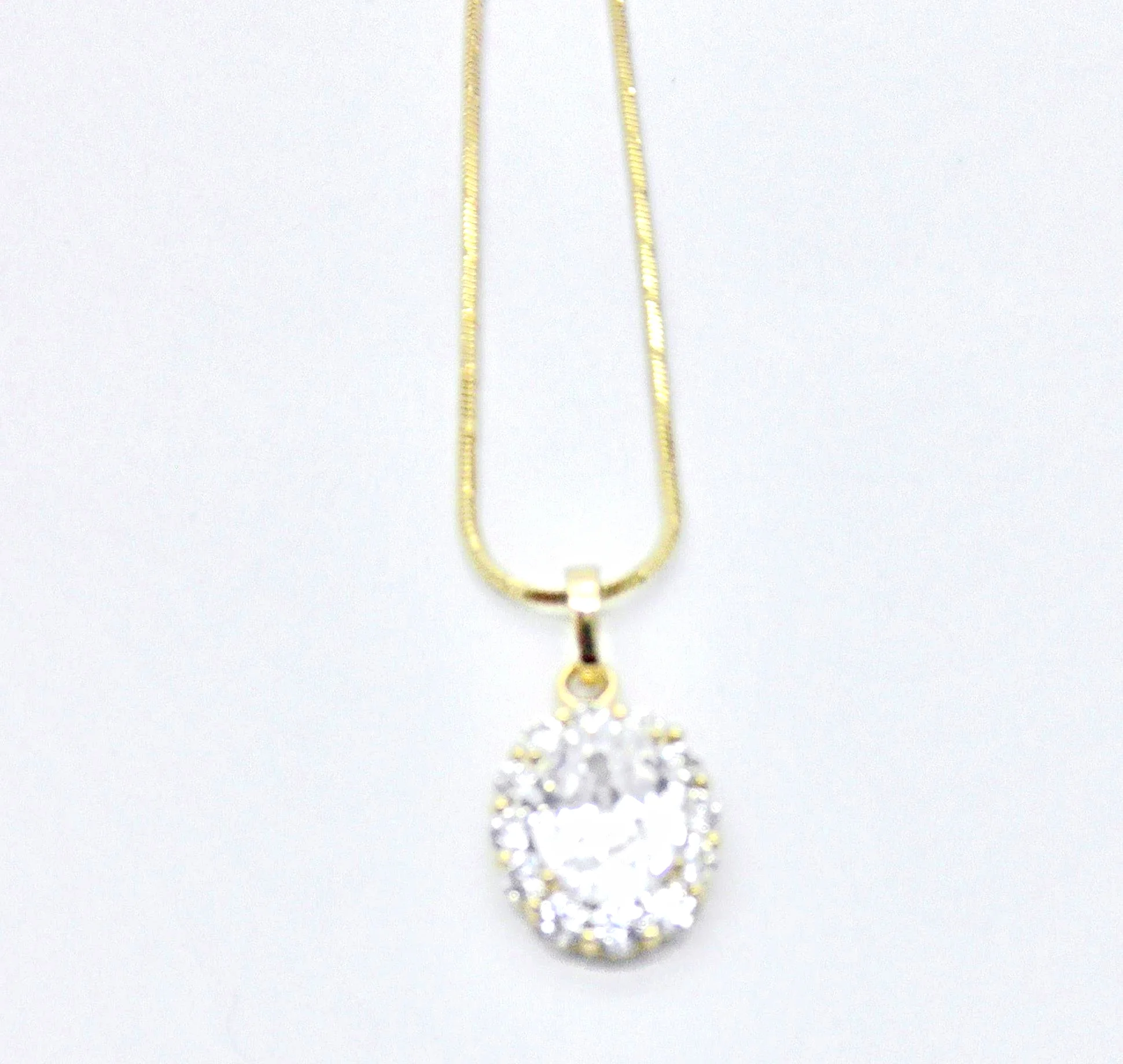 18k Gold Plated Necklace 17.5"