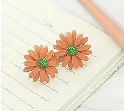 Fashion Style Wild Daisy Vintage Stud Earrings