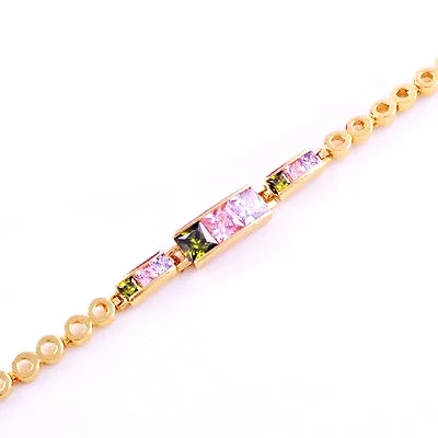 Colorful Gemstone 14k Gold Filled Bracelet Jewelry