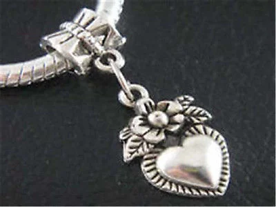 Tibetan Silver Charms Beads Hole Spacer BEADS